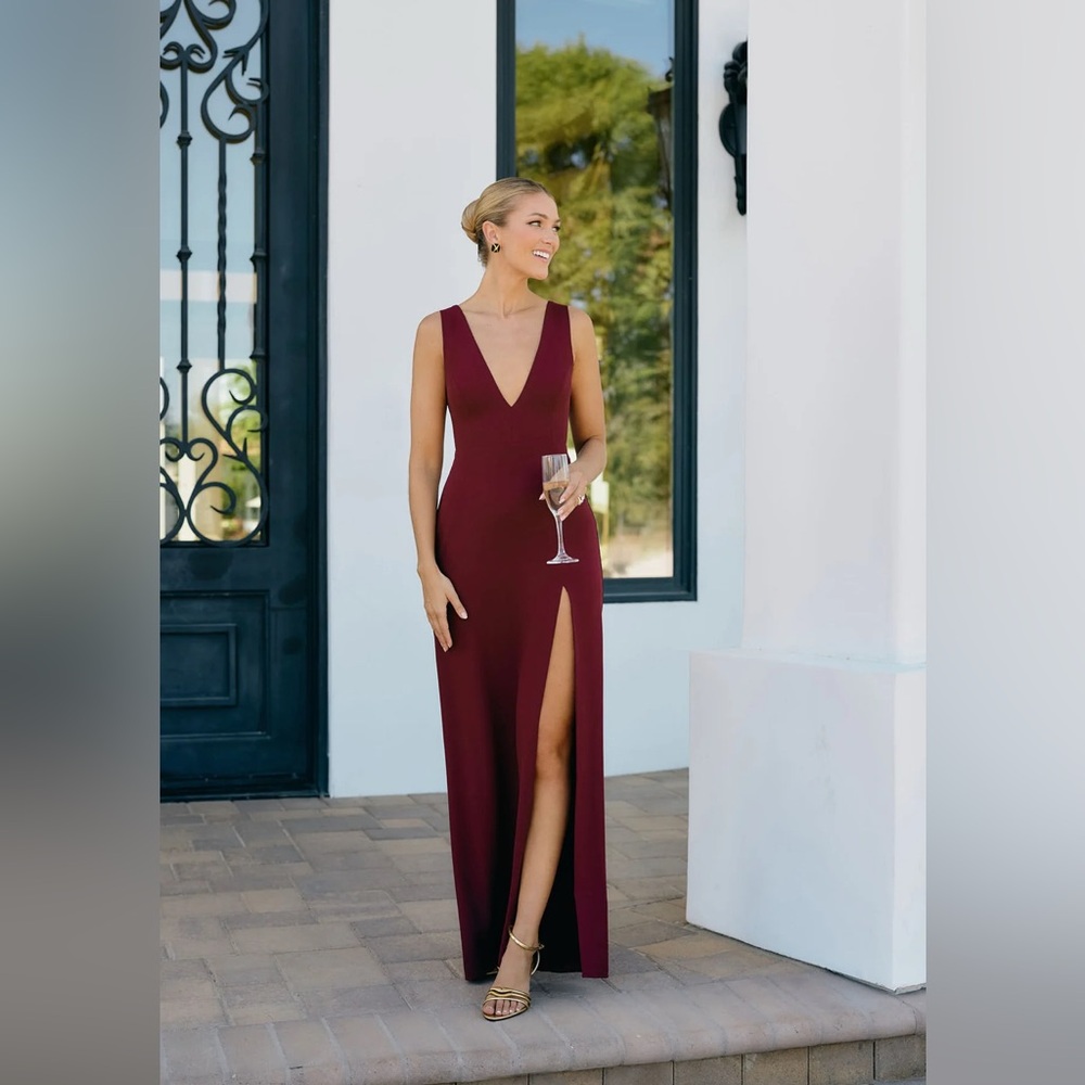Park & Fifth Deep Red Maxi Dress